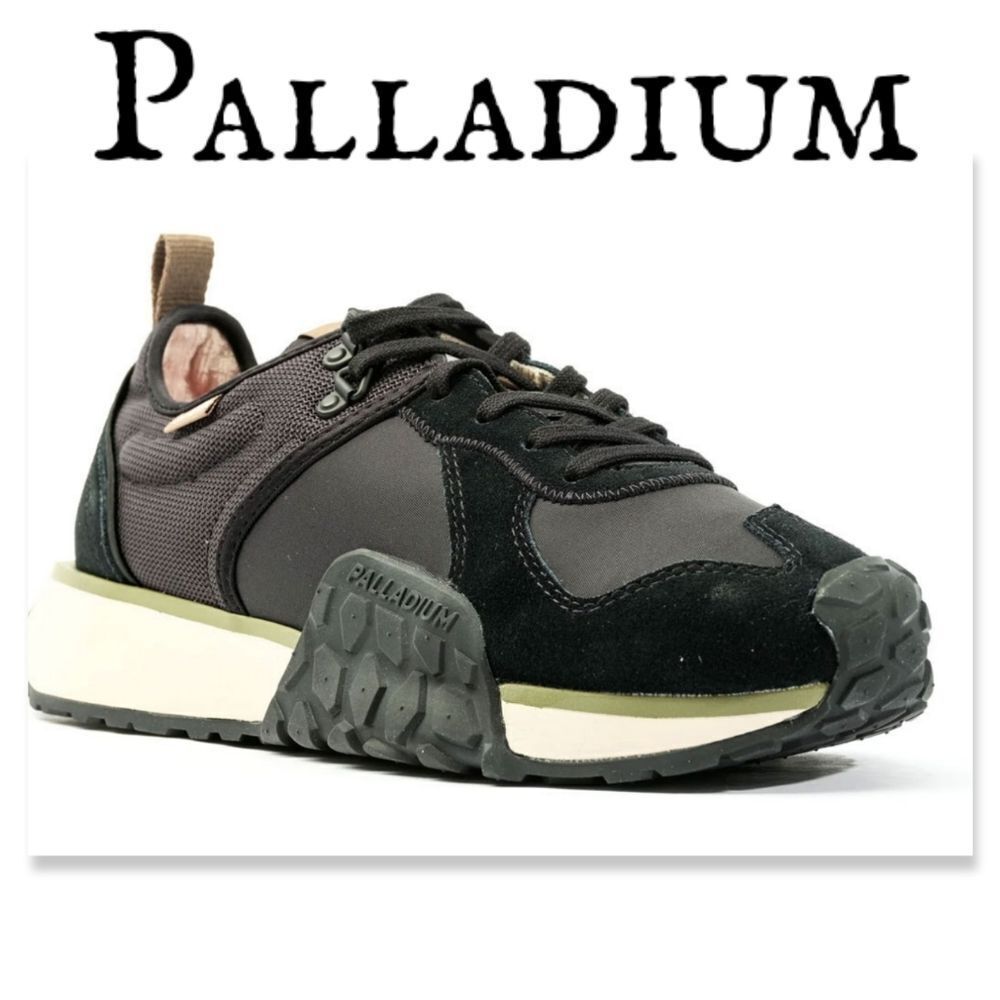 NIB Palladium Unisex Troop Runner - Black 10.5 Mens / 12 Womens